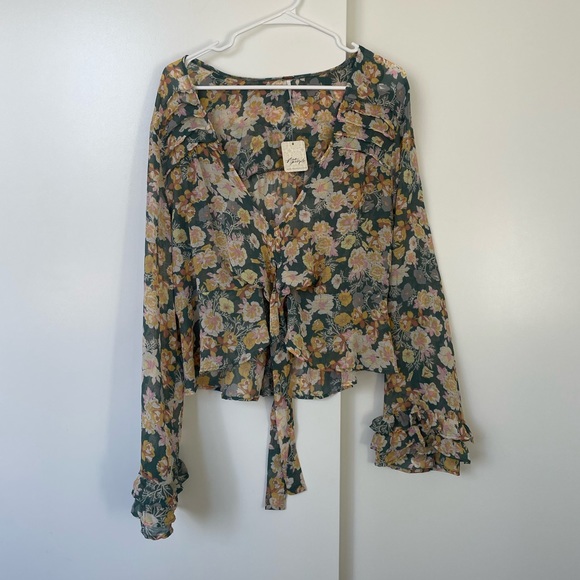 NWT Free People Maybe Blouse - Picture 5 of 7